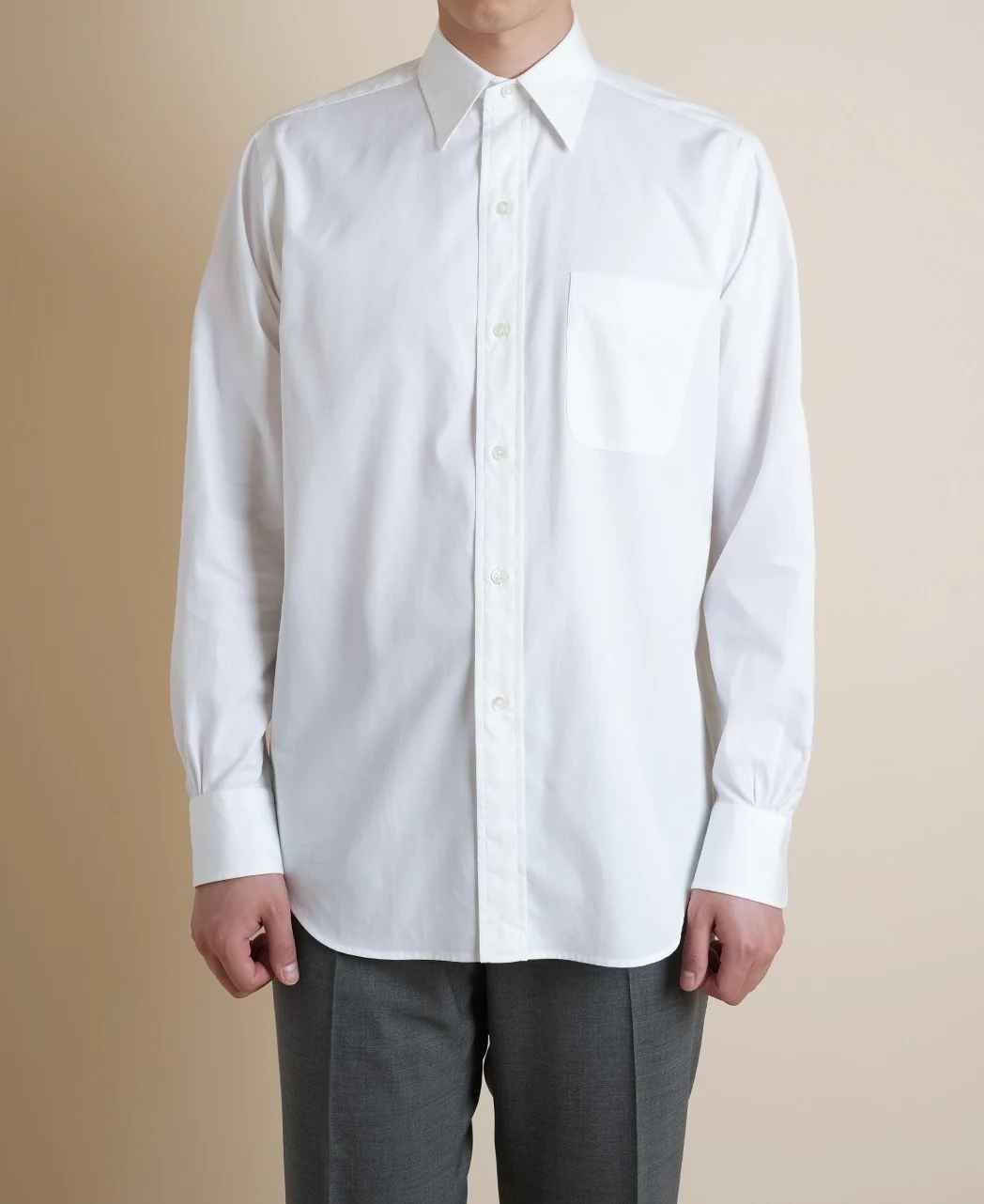 AMETORA STRAIGHT COLLAR SELVEDGE POPLIN - Image 3