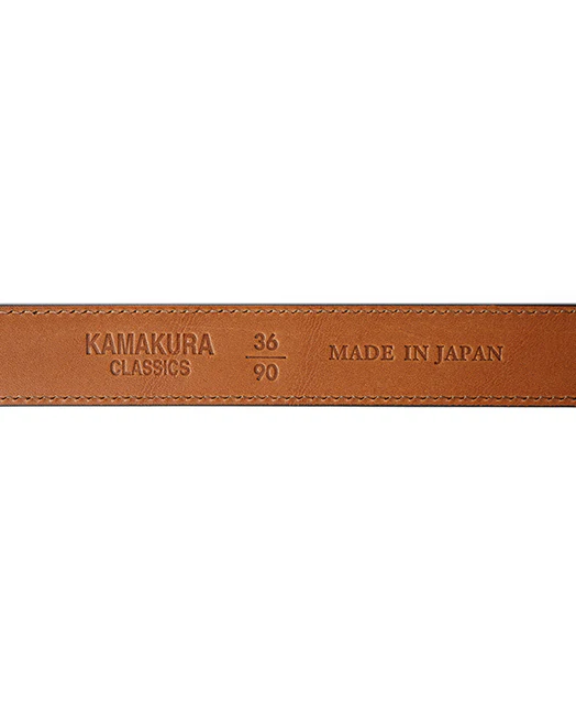 HORSESHOE BUCKLE SLIM LEATHER BELT - Image 2