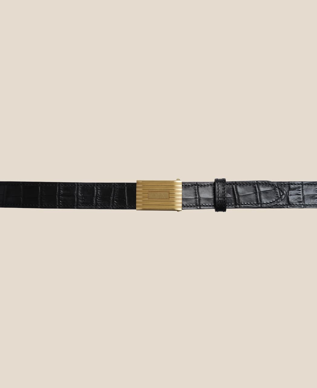 ENGINE TURNED SLIDE BUCKLE BELT - Image 10