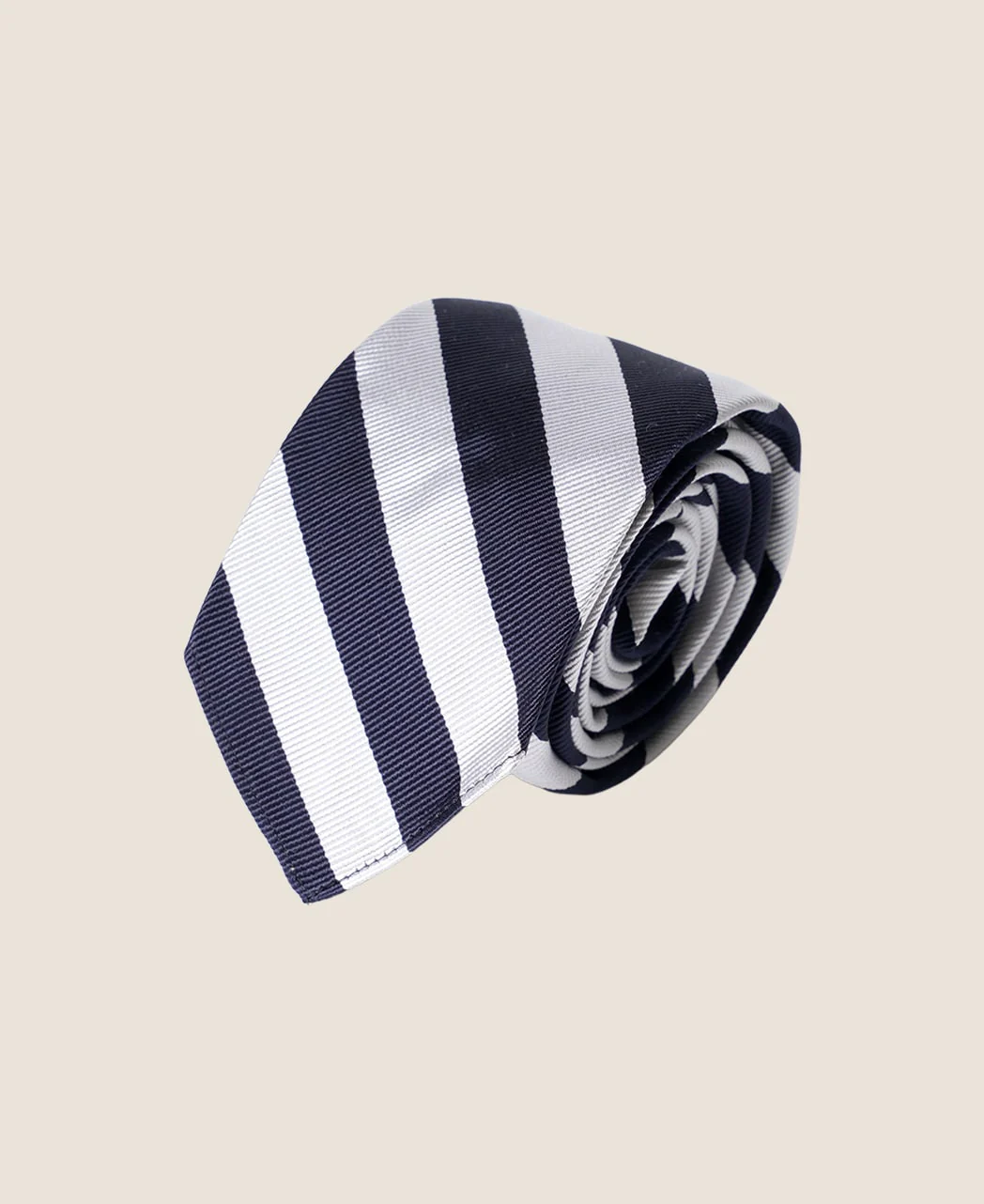 UNTIPPED NARROW TIE REGIMENTAL STRIPE
