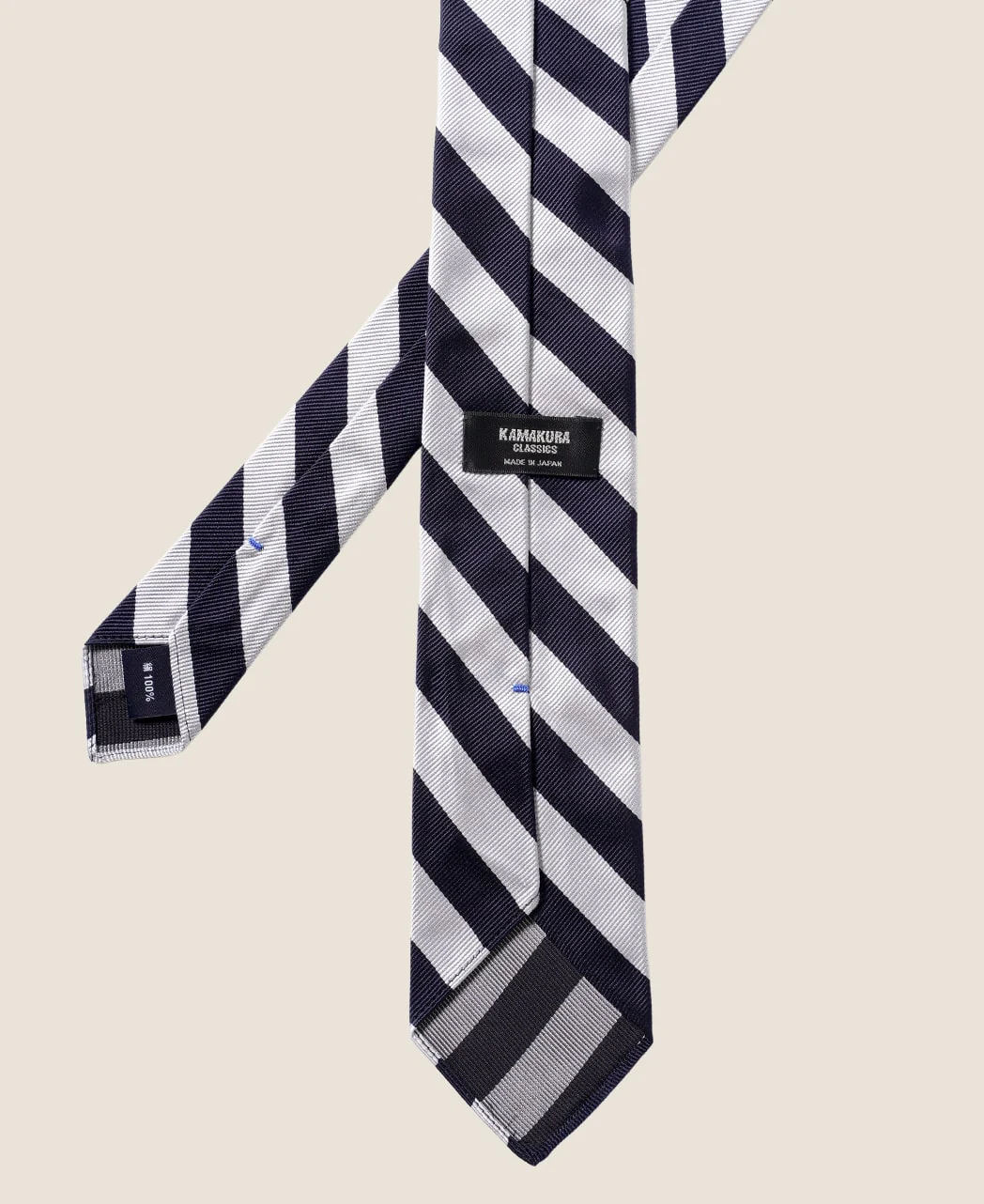 UNTIPPED NARROW TIE REGIMENTAL STRIPE - Image 2