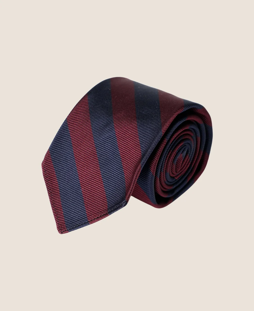 UNTIPPED NARROW TIE REGIMENTAL STRIPE - Image 5