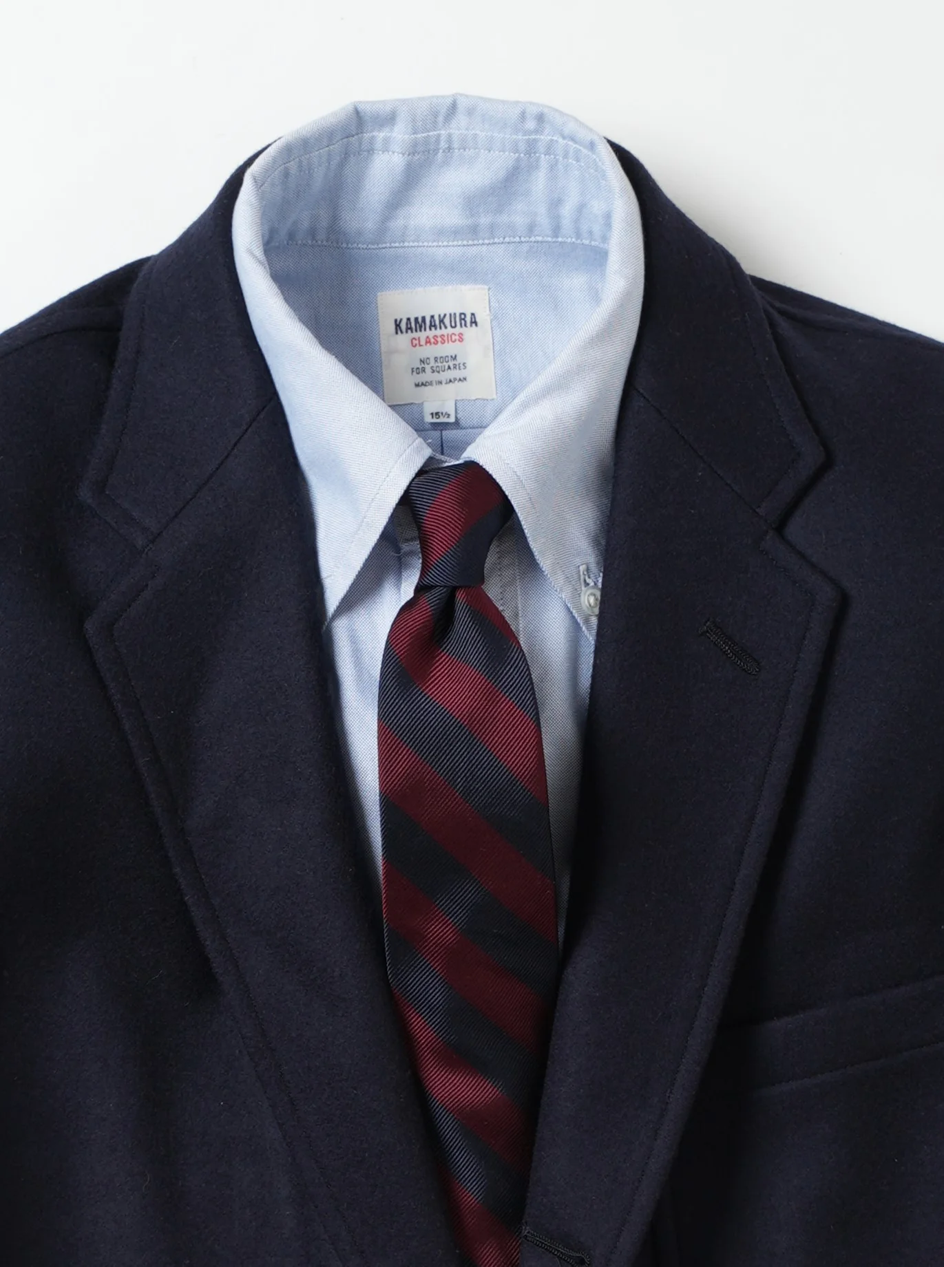 UNTIPPED NARROW TIE REGIMENTAL STRIPE - Image 9