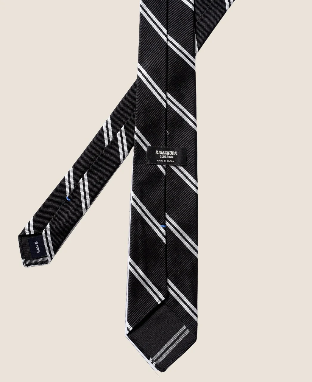 UNTIPPED NARROW TIE REGIMENTAL STRIPE - Image 2