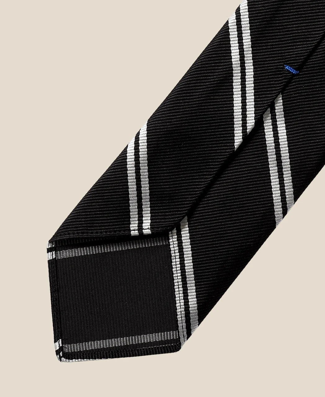 UNTIPPED NARROW TIE REGIMENTAL STRIPE - Image 3