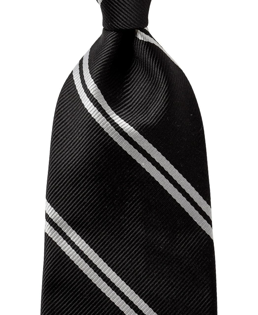 UNTIPPED NARROW TIE REGIMENTAL STRIPE - Image 4