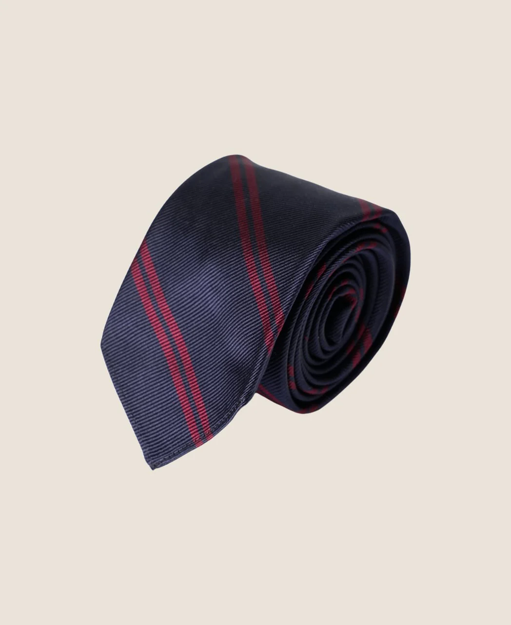 UNTIPPED NARROW TIE REGIMENTAL STRIPE - Image 5