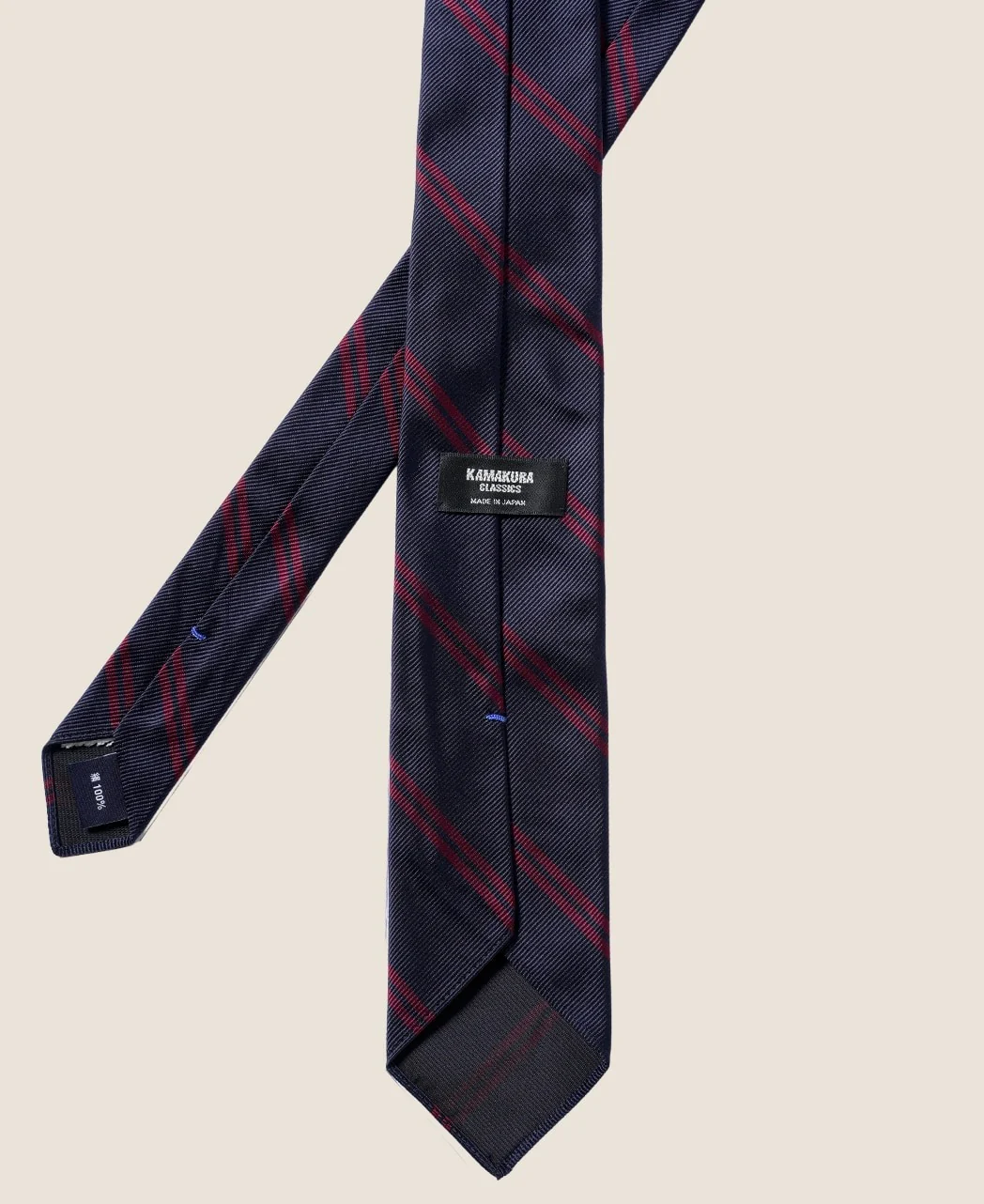 UNTIPPED NARROW TIE REGIMENTAL STRIPE - Image 6