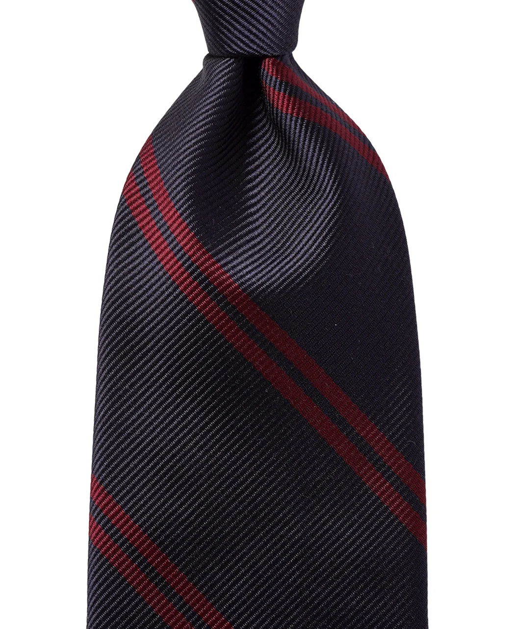 UNTIPPED NARROW TIE REGIMENTAL STRIPE - Image 8