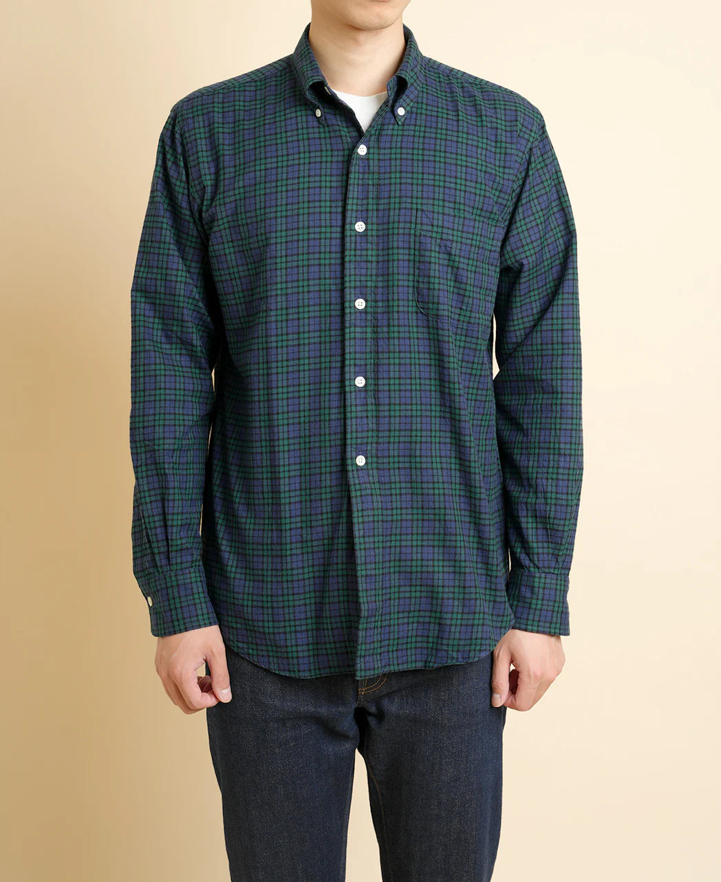 VINTAGE IVY - Button Down Black Watch Flannel - Image 3