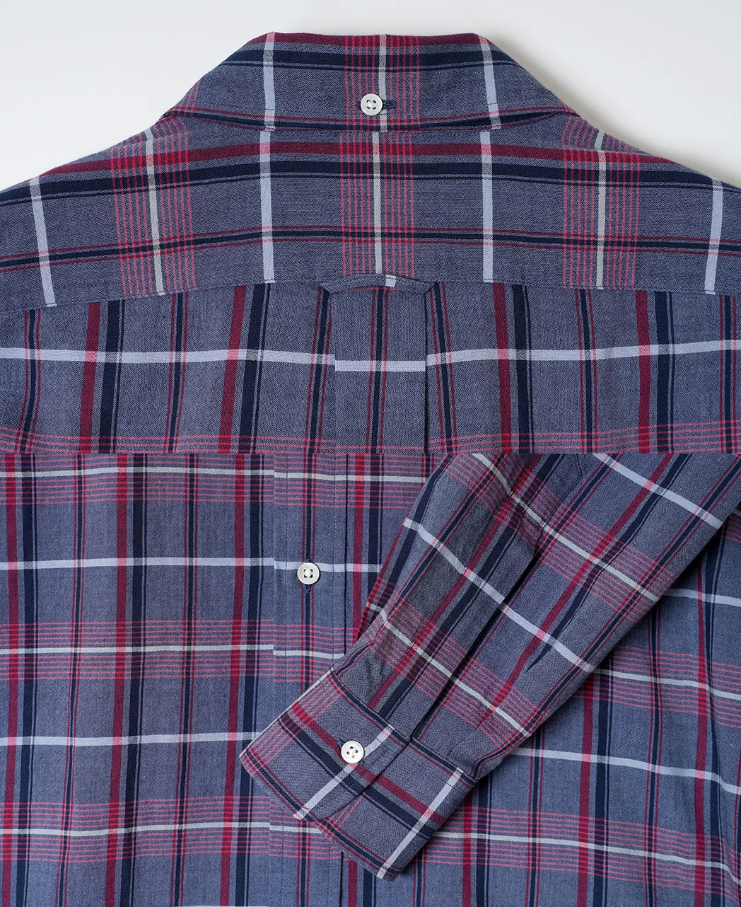 VINTAGE IVY BUTTON-DOWN BLUE MADRAS PLAID - Image 6