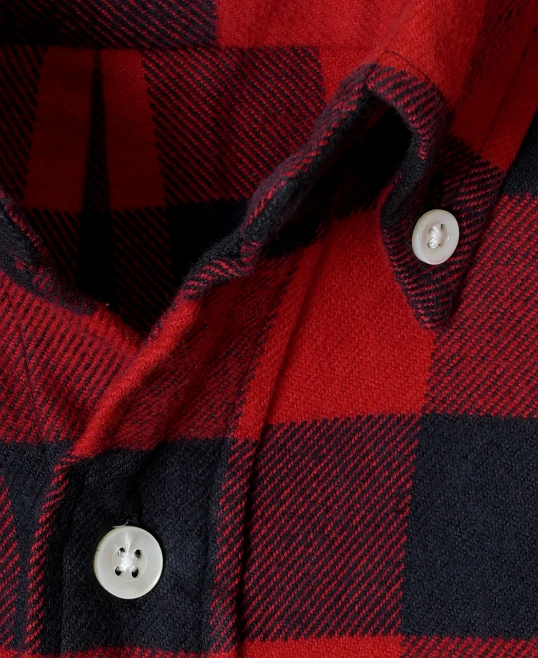 VINTAGE IVY - BUFFALO CHECK COTTON FLANNEL BUTTON-DOWN - Image 4