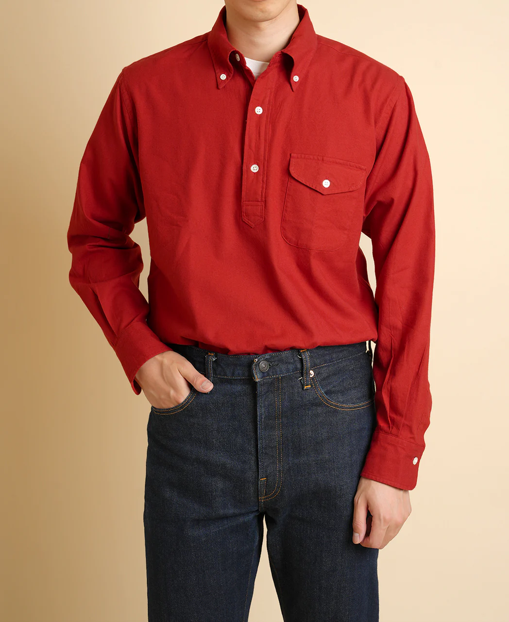VINTAGE IVY - COMBED COTTON ENGLISH TWILL BUTTON-DOWNS - Image 2