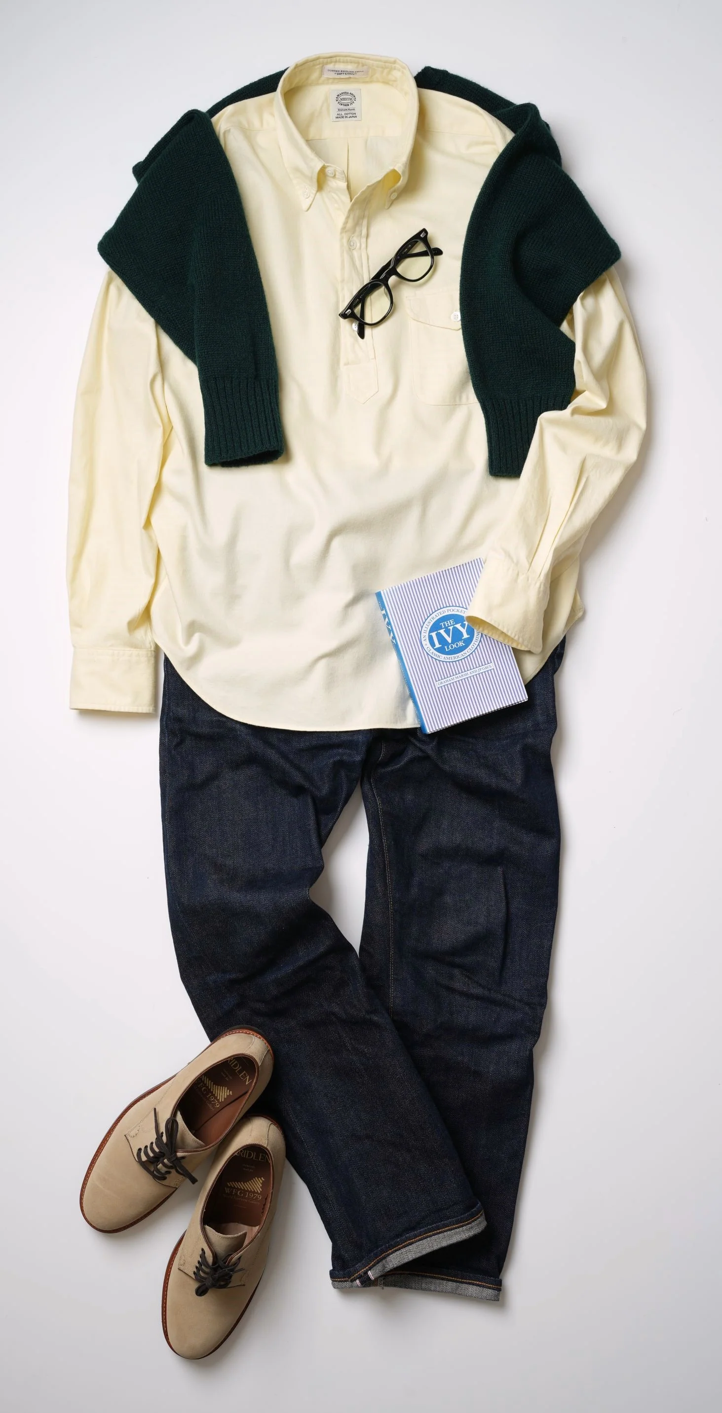 VINTAGE IVY - COMBED COTTON ENGLISH TWILL BUTTON-DOWNS - Image 22