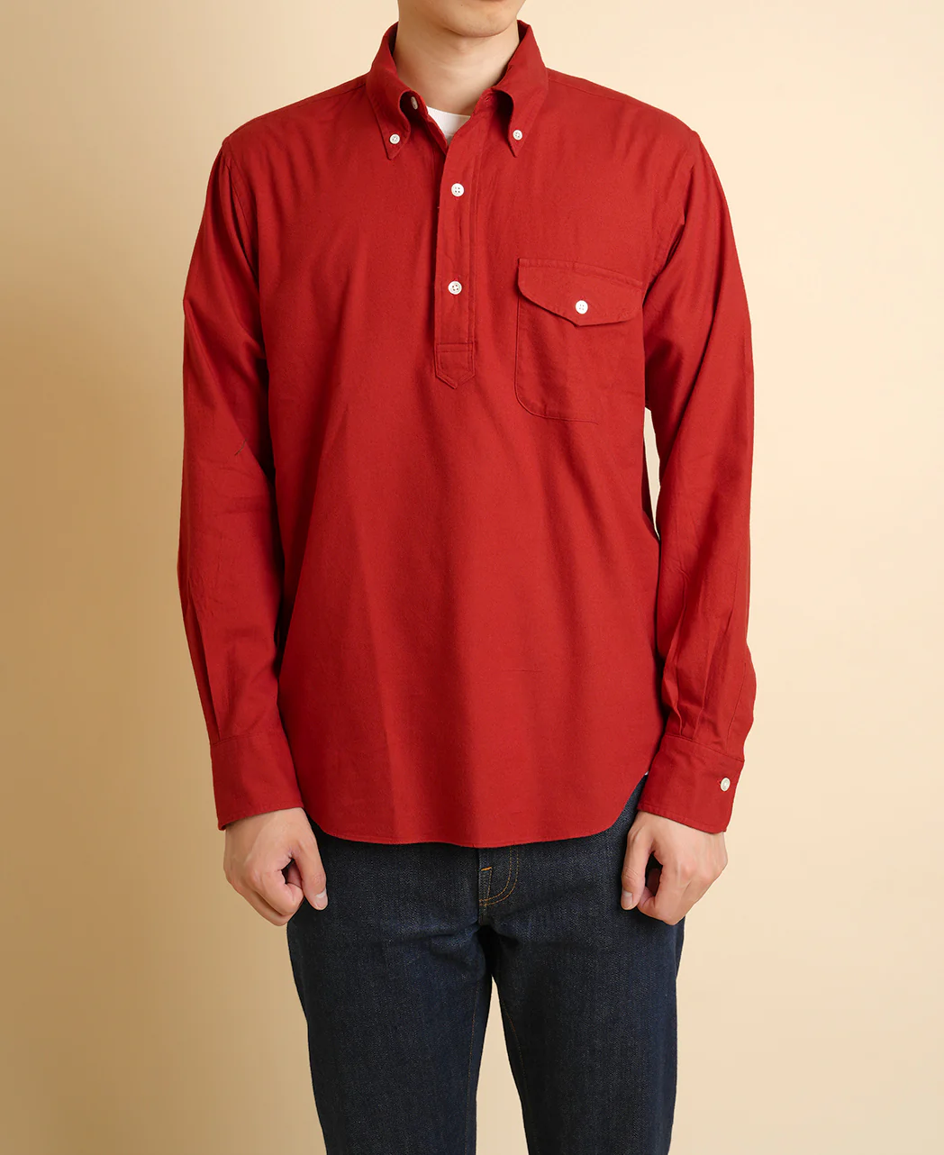 VINTAGE IVY - COMBED COTTON ENGLISH TWILL BUTTON-DOWNS - Image 3