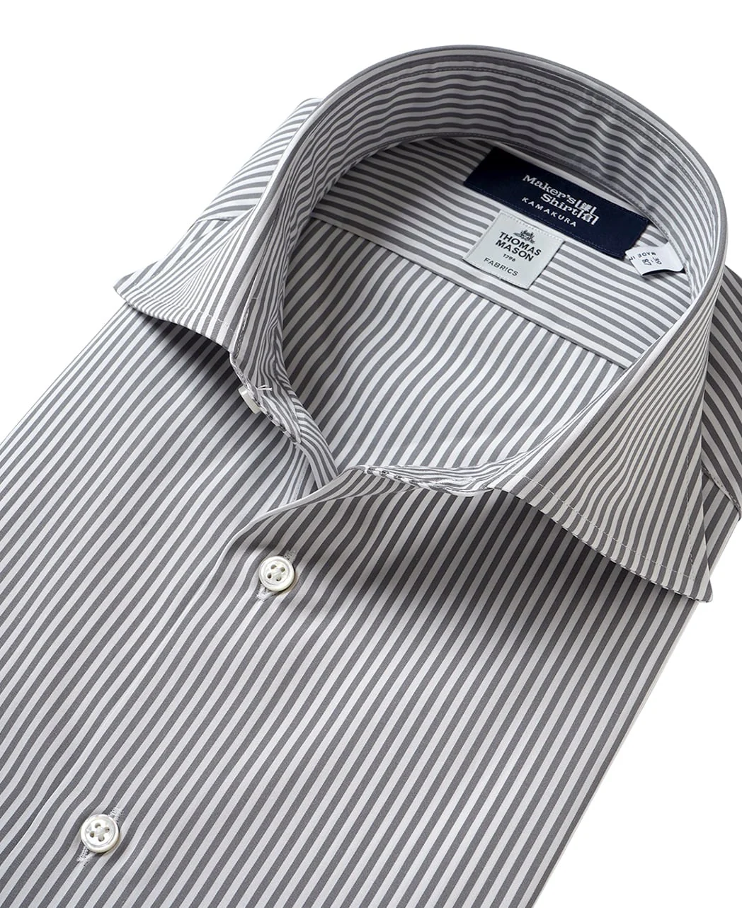 TOKYO SLIM FIT - Spread Broadcloth THOMAS MASON - Image 11