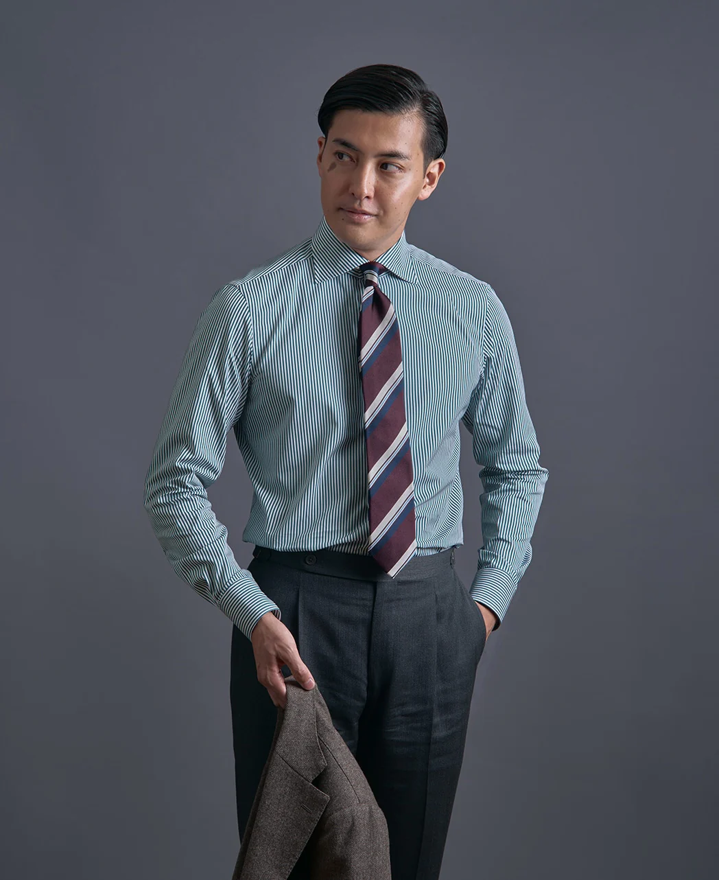 TOKYO SLIM FIT - Spread Broadcloth THOMAS MASON - Image 21