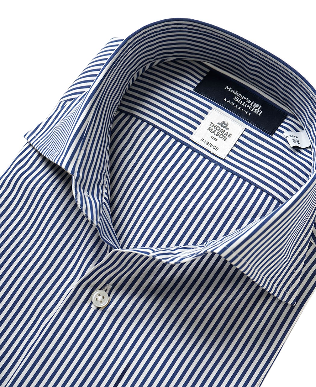 TOKYO SLIM FIT - Spread Broadcloth THOMAS MASON - Image 7
