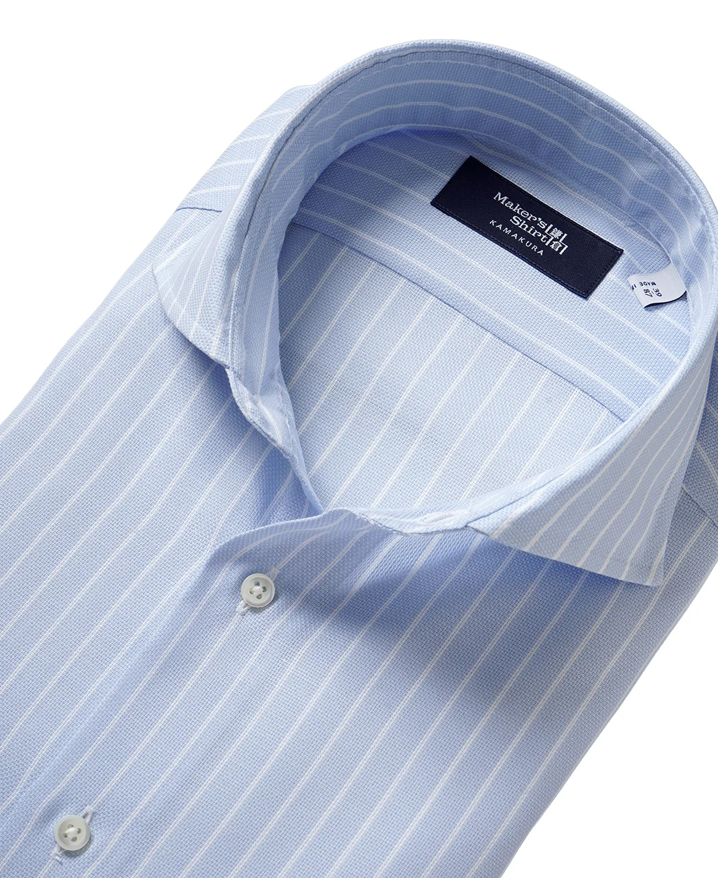 Tokyo Slim Fit Shirt - Cutaway Ice Cotton - Image 3