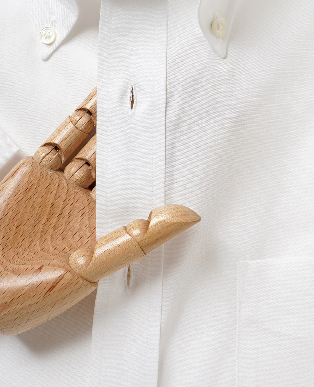 Short Sleeve Shirt - Button Down Pinpoint Oxford J-Tech EASY CARE - Image 4