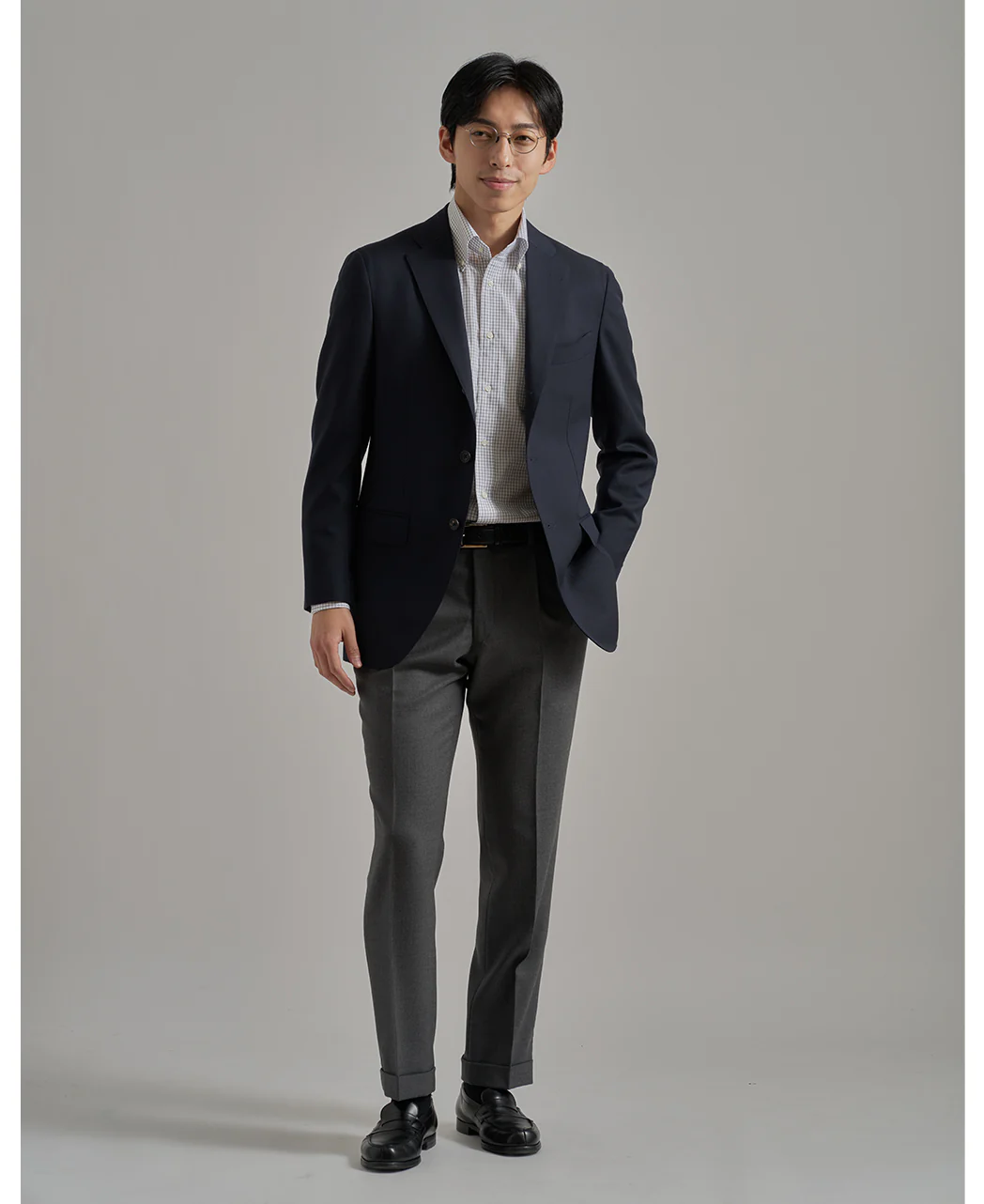 TOKYO SLIM FIT  Button Down Pinpoint Oxford J-Tech Easy care - Image 14