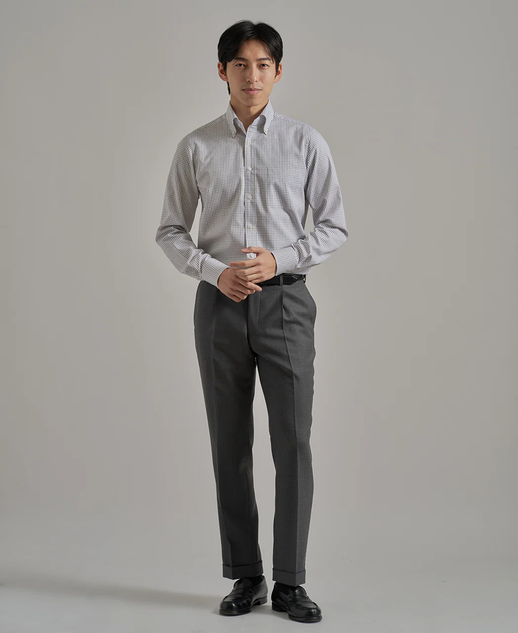 TOKYO SLIM FIT  Button Down Pinpoint Oxford J-Tech Easy care - Image 15