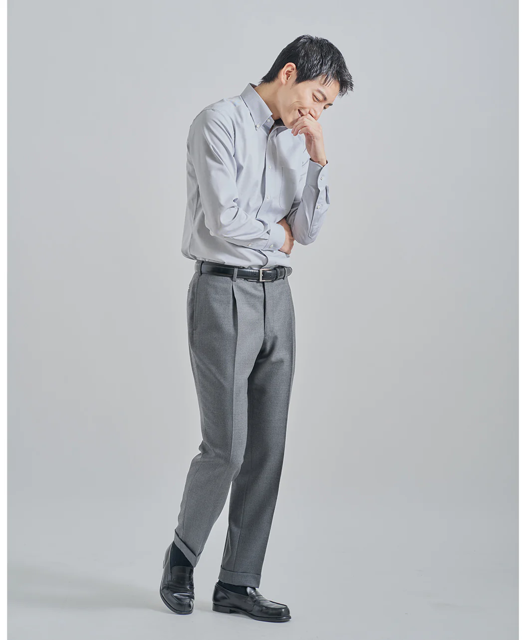 TOKYO SLIM FIT  Button Down Pinpoint Oxford J-Tech Easy care - Image 5