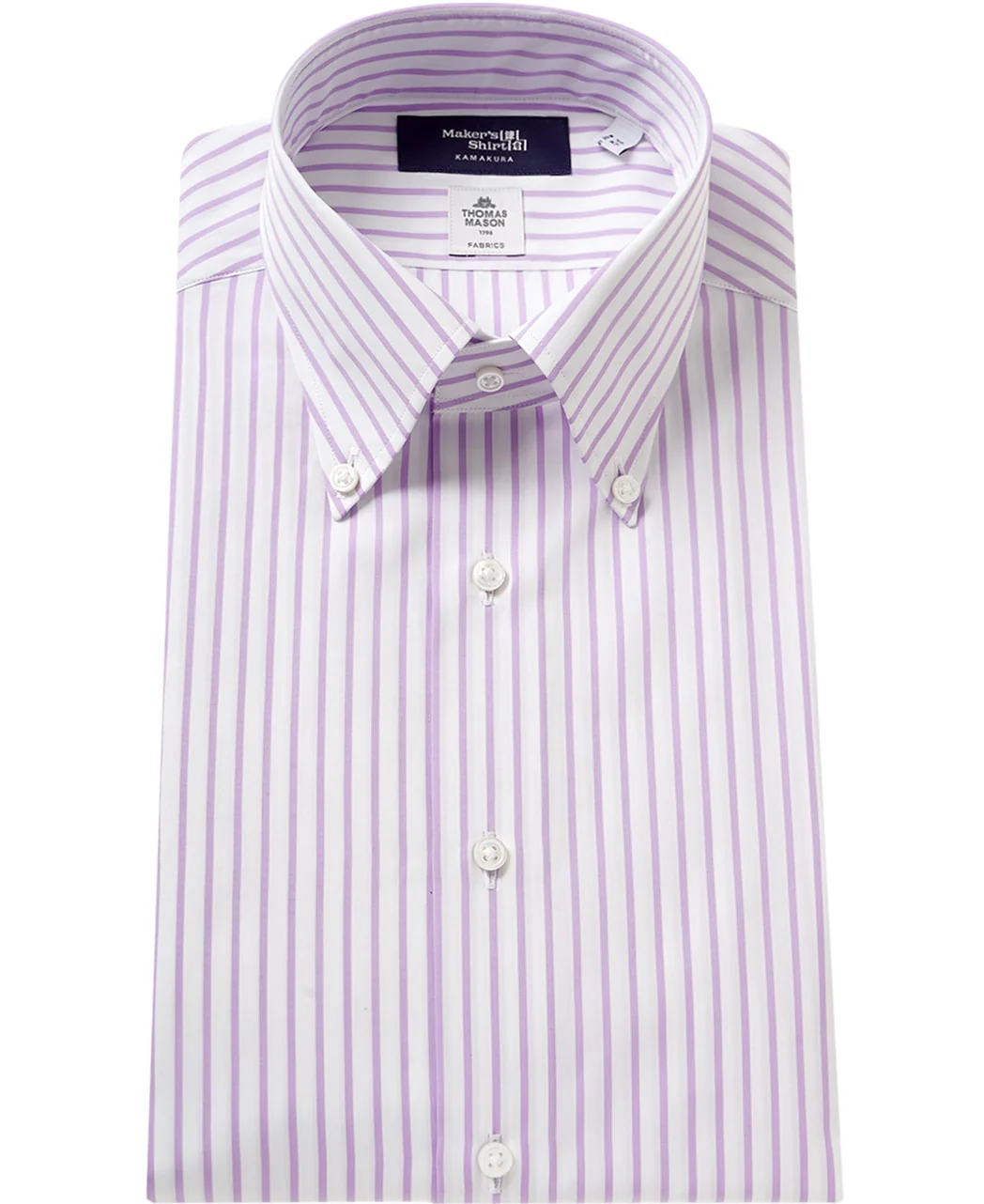 TOKYO SLIM FIT - Button Down Broadcloth THOMAS MASON - Image 5