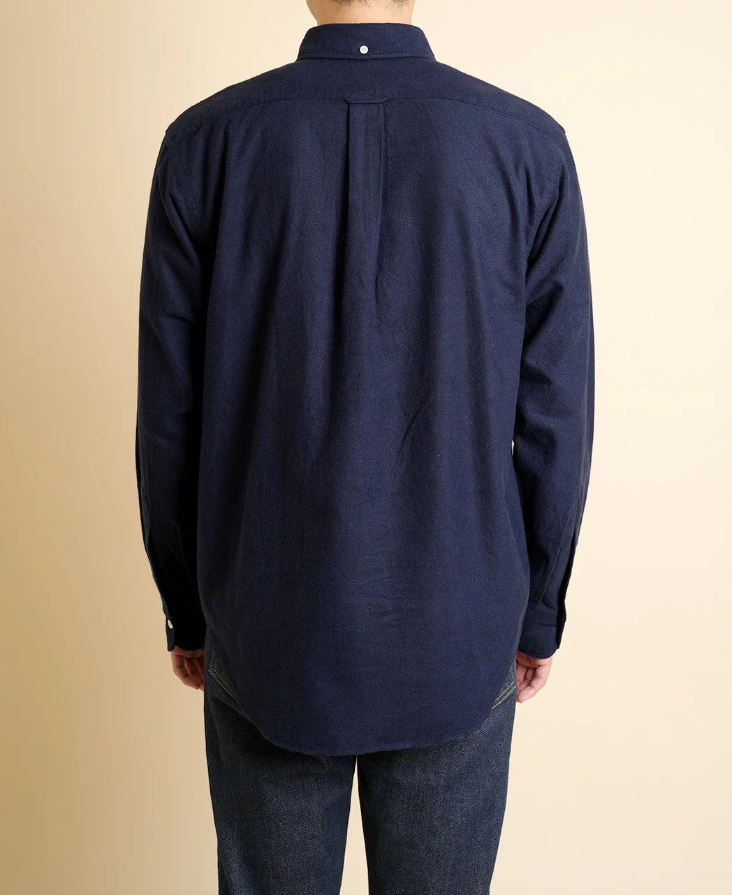 VINTAGE IVY BRUSHED NAVY OXFORD SHIRT - Image 4