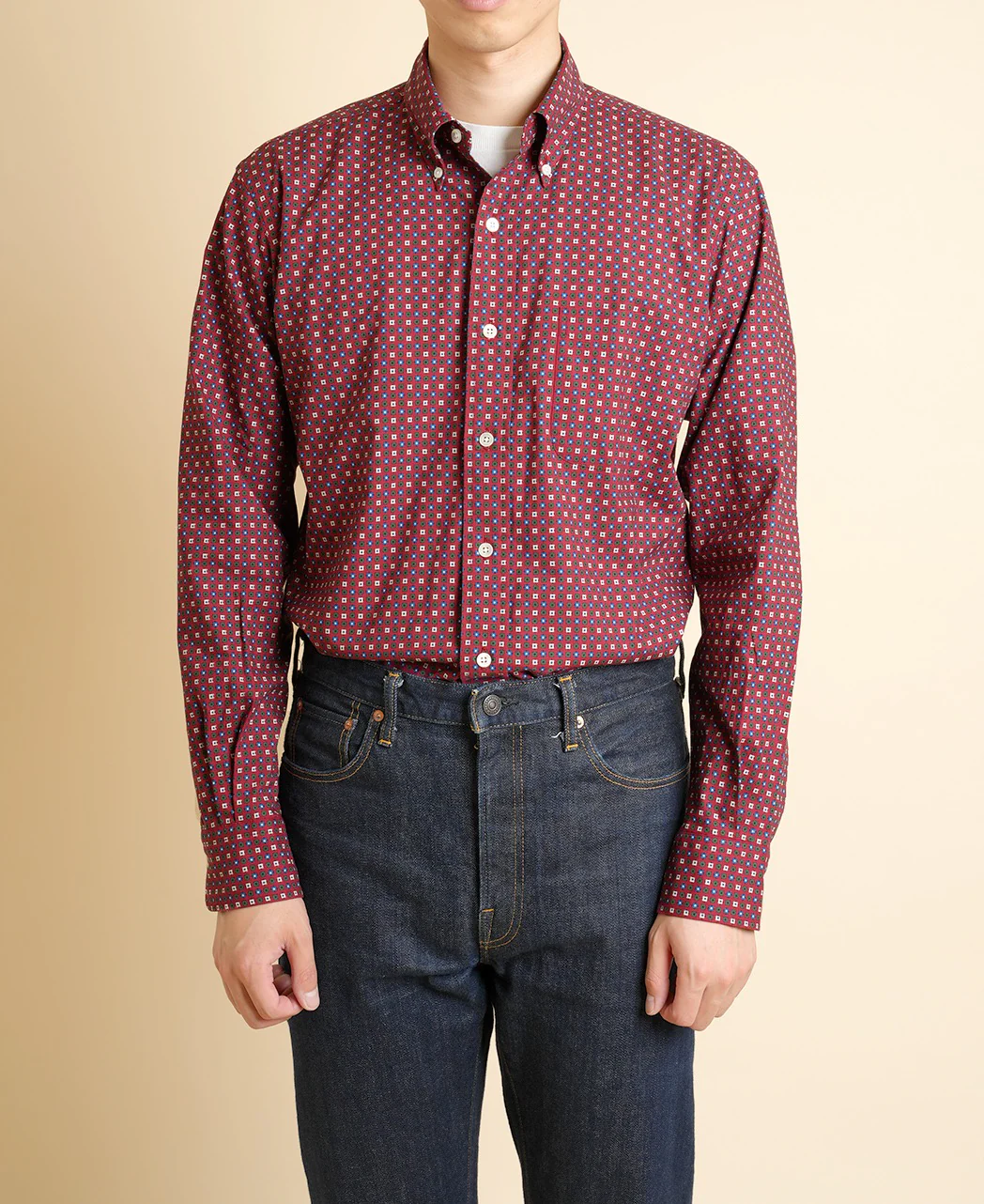 VINTAGE IVY CLASSIC FOULARD SHIRT - Image 2