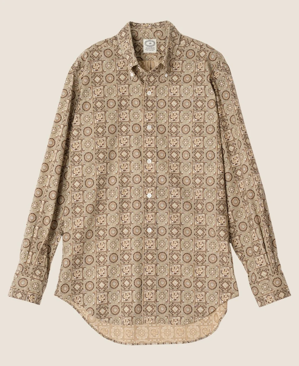 VINTAGE IVY BATIK PRINT SHIRT - Image 4
