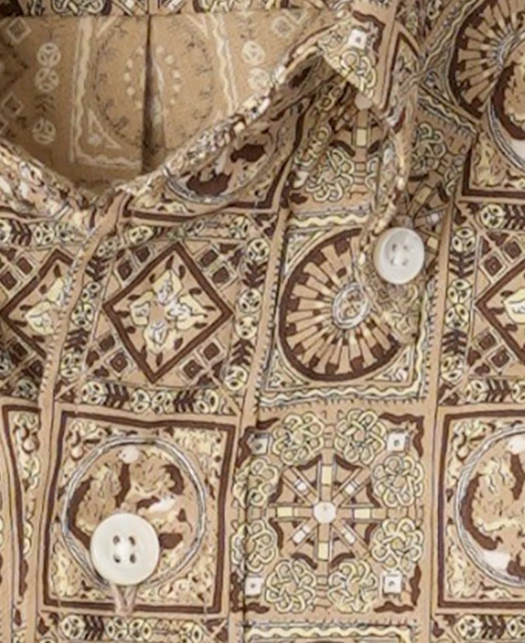 VINTAGE IVY BATIK PRINT SHIRT - Image 5
