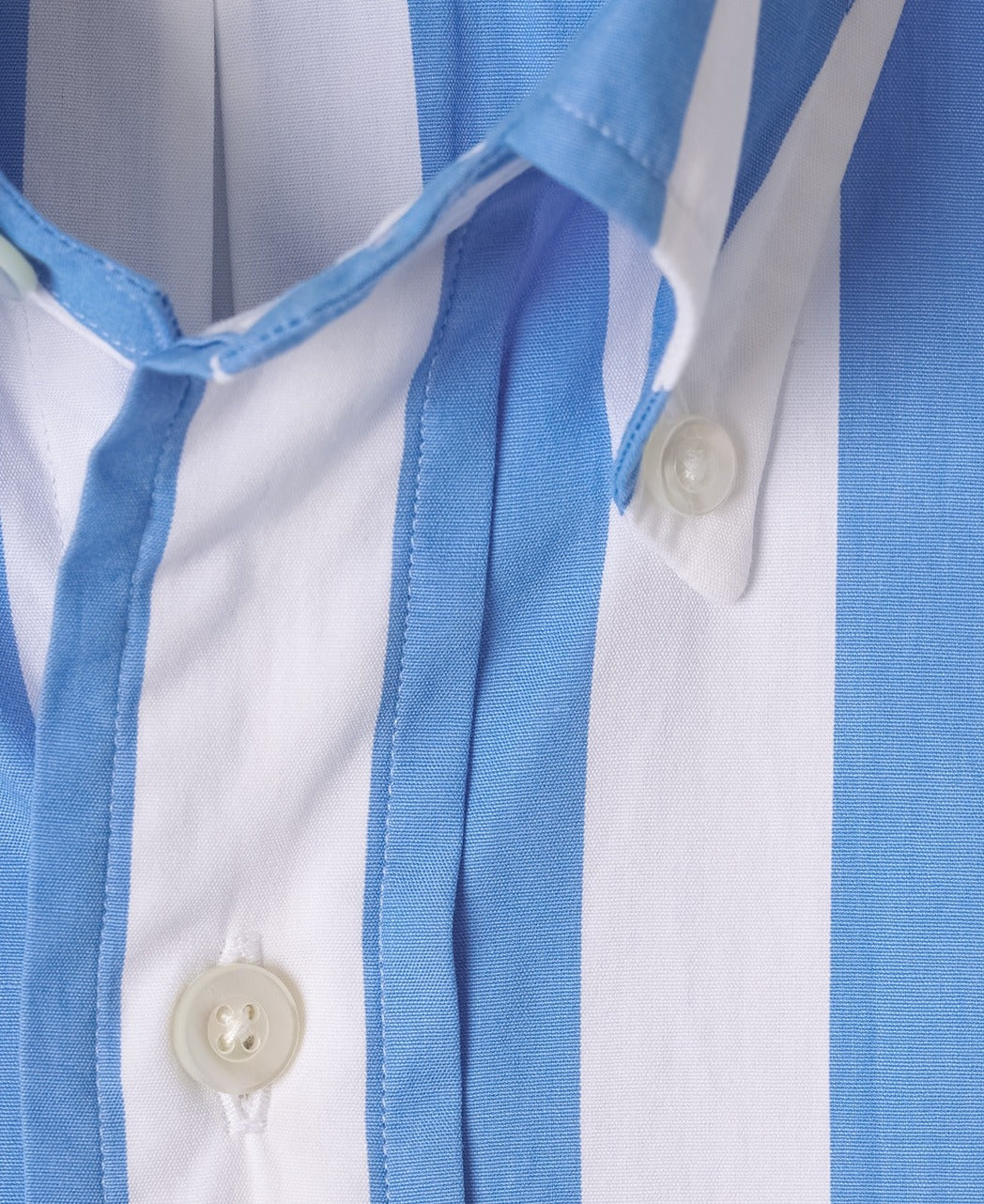 Vintage Ivy Blue Bold Stripe Shirt - Image 3