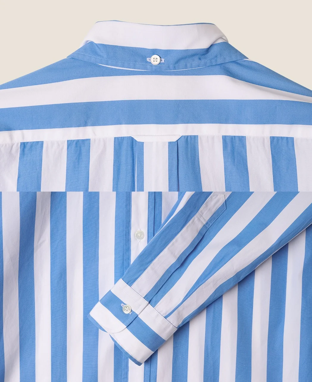 Vintage Ivy Blue Bold Stripe Shirt - Image 4