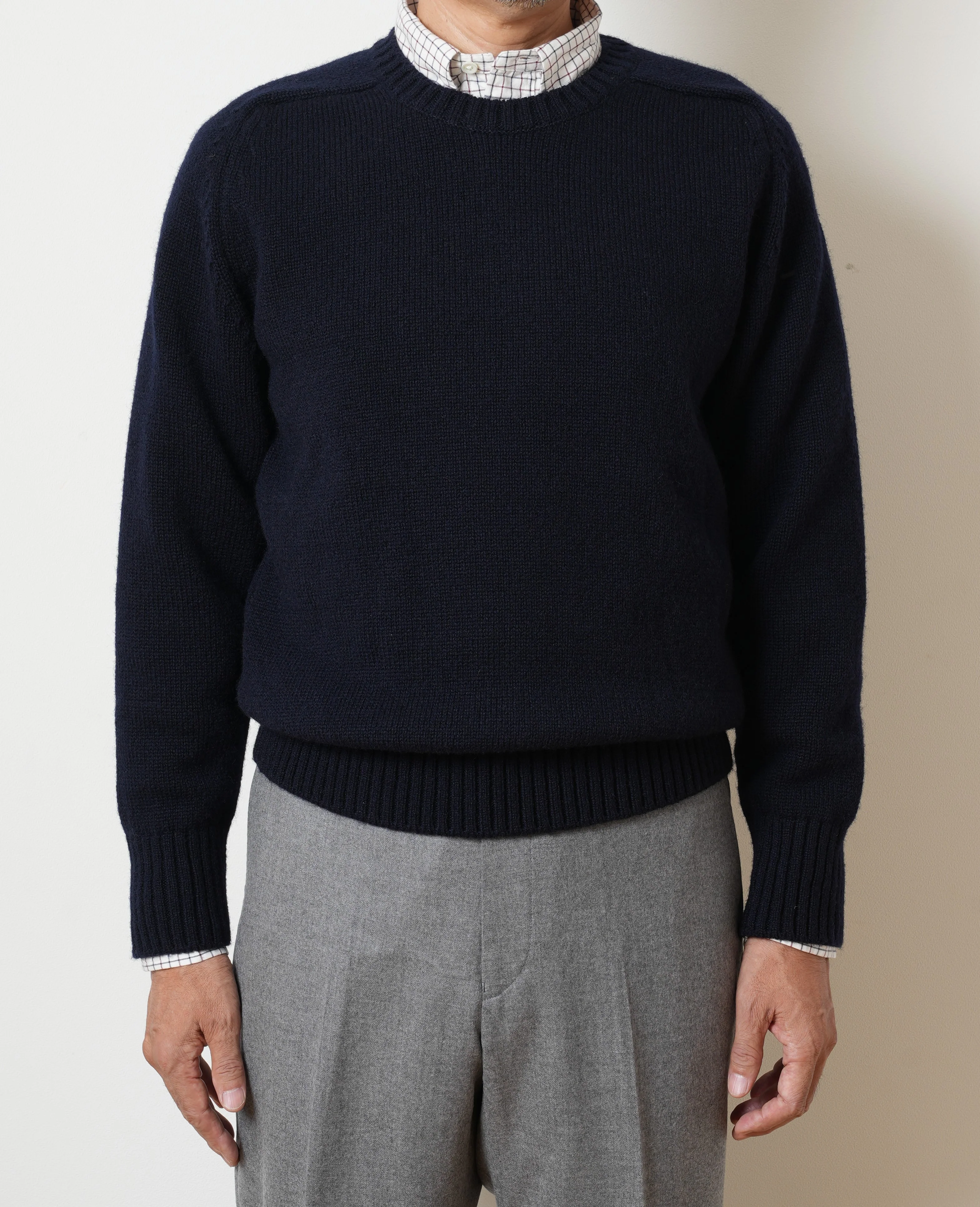 5 Gauge Shetland Crewneck Sweater - Image 11