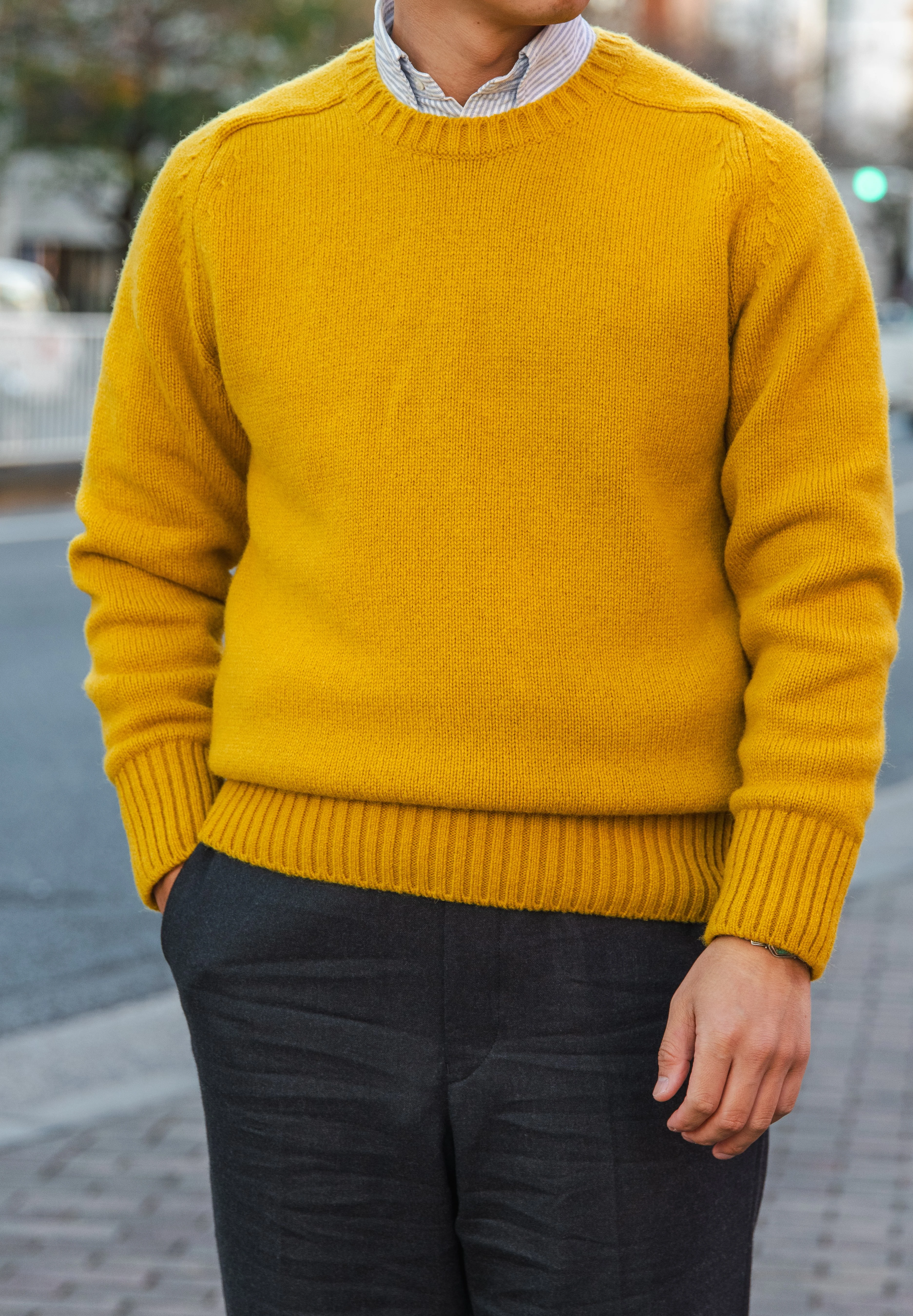 5 Gauge Shetland Crewneck Sweater - Image 16