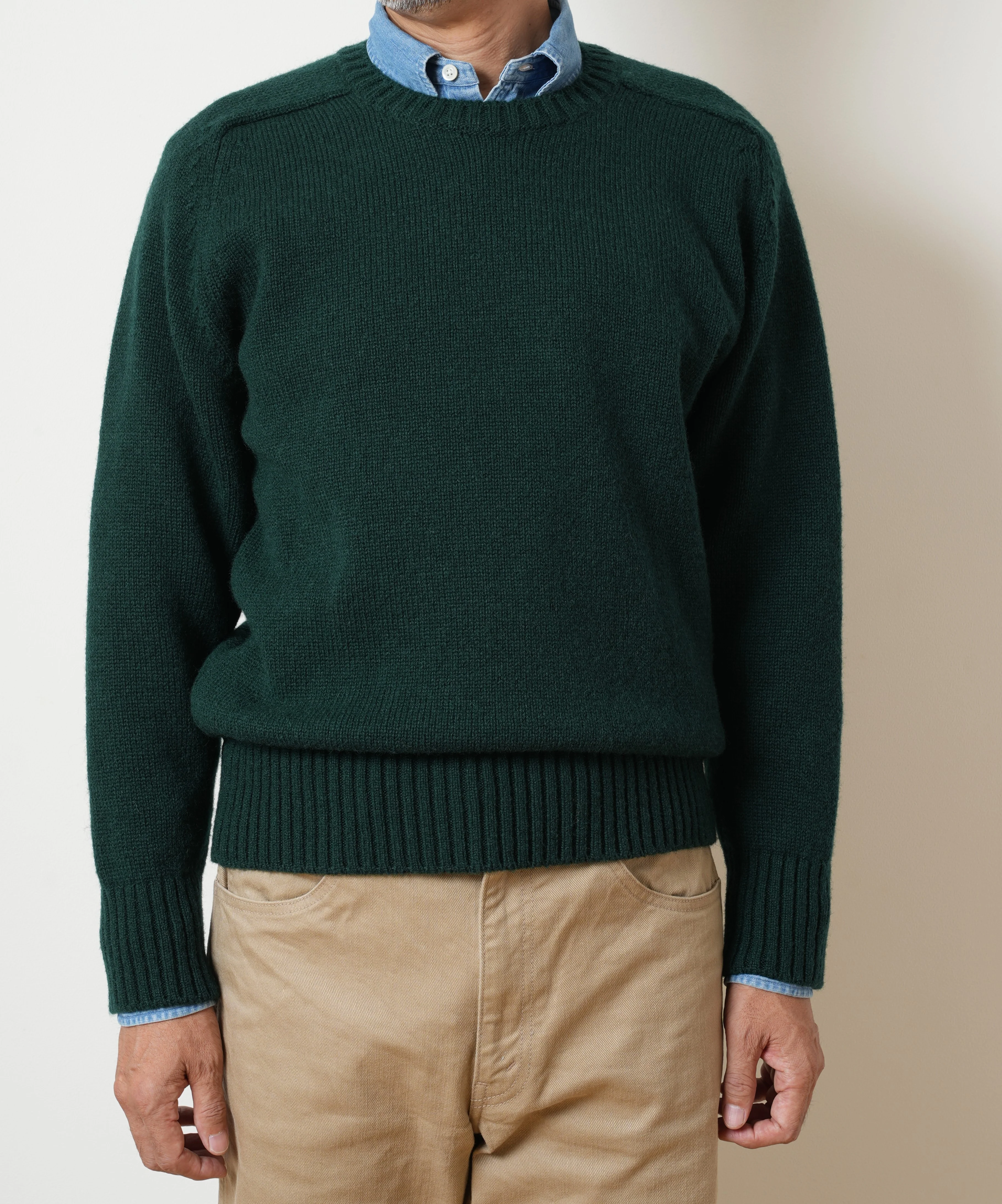 5 Gauge Shetland Crewneck Sweater - Image 22
