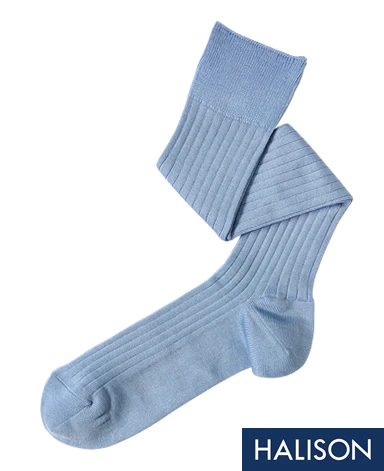 KNEE HIGH SOCKS - Cotton Stretch - Image 7