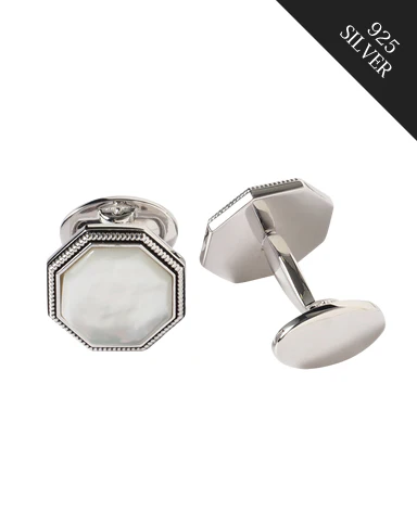 Jan Leslie Silver Cufflinks - Image 6