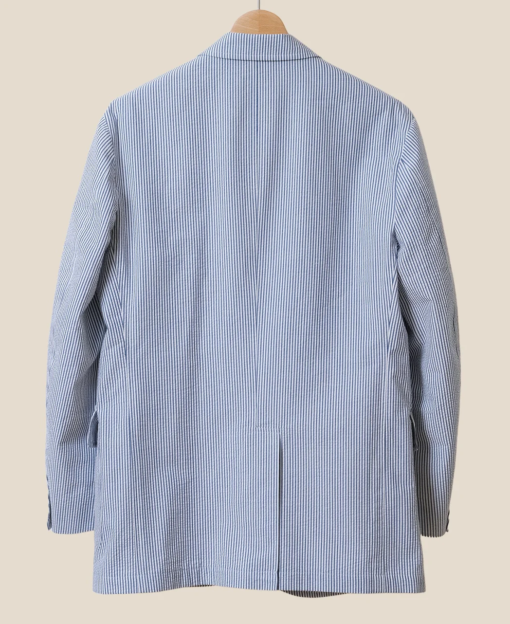 Unstructured Ivy Jacket Seersucker Stripe - Image 4