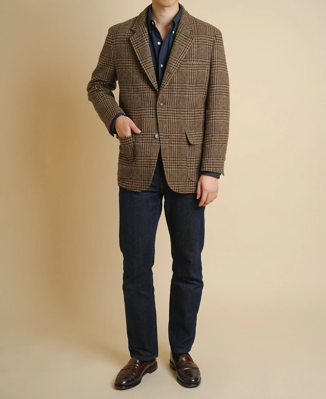 UNSTRUCTURED IVY JACKET HARRIS TWEED - Image 4
