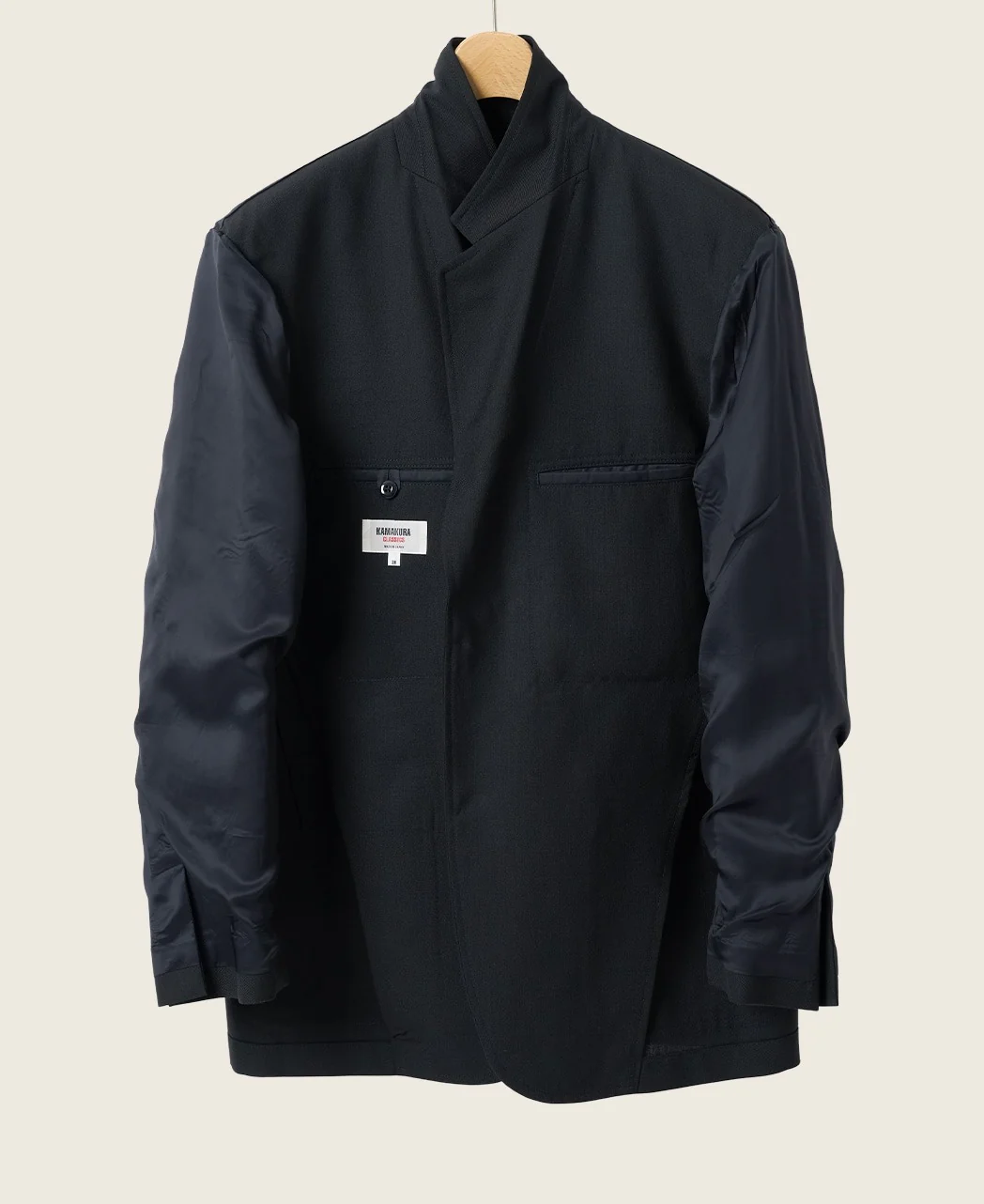 UNSTRUCTURED IVY NAVY BLAZER WOOL TROPICAL - Image 5