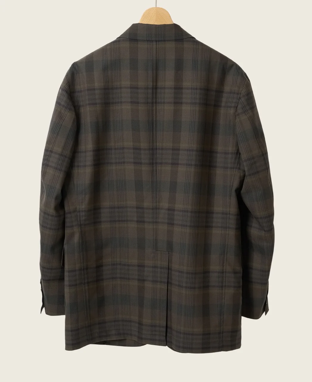 UNSTRUCTURED IVY JACKET DARK MADRAS WOOL - Image 5