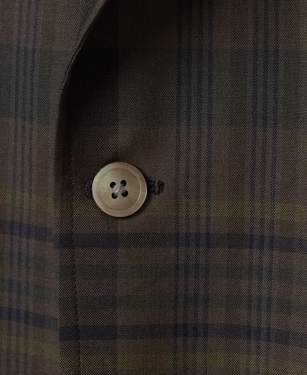 UNSTRUCTURED IVY JACKET DARK MADRAS WOOL - Image 9