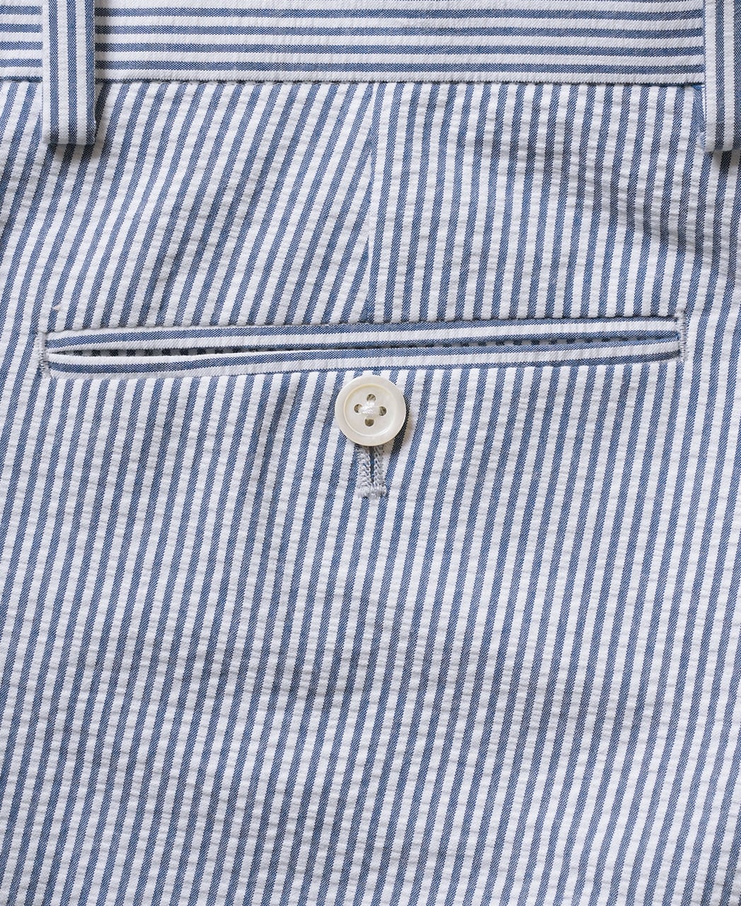 Classic Cut Ivy Trousers Seersucker Stripe - Image 3