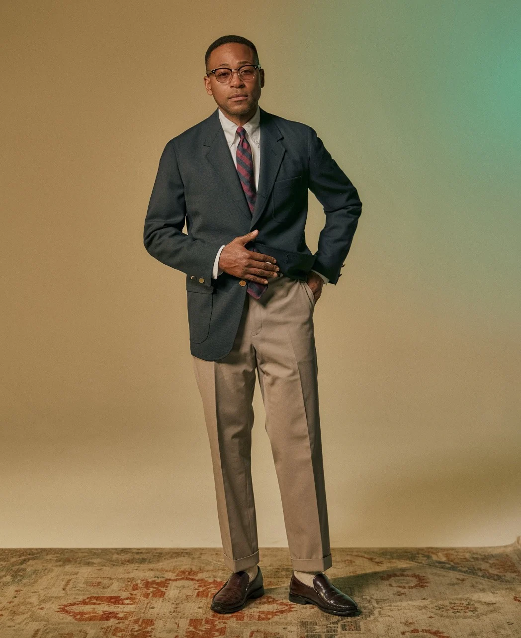 CLASSIC CUT IVY COTTON TROUSERS - Image 10