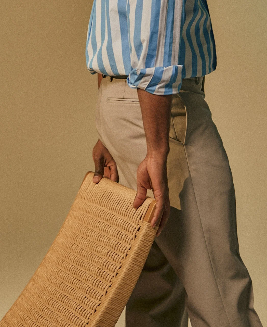 CLASSIC CUT IVY COTTON TROUSERS - Image 11