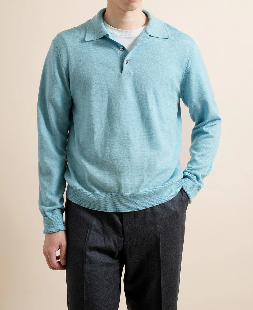 Kamakura Classics Long-Sleeve Polo Shirt - Image 2