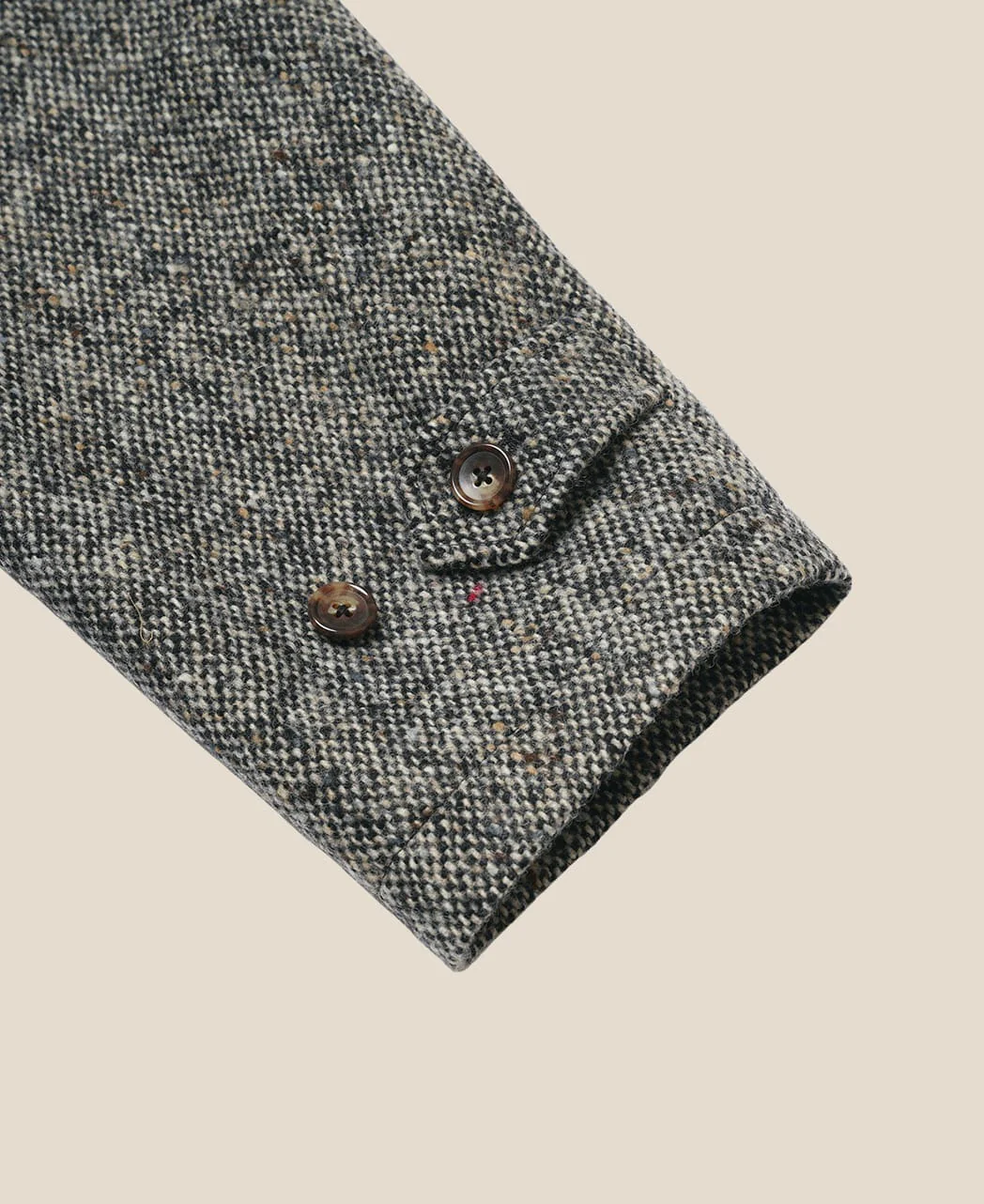 ONE PIECE SLEEVE BALMACAAN COAT DONEGAL TWEED - Image 10