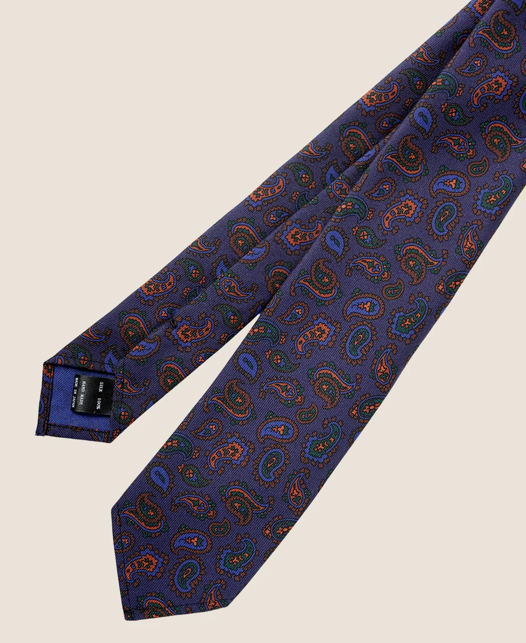 UNTIPPED NARROW TIE Ancient Madder Silk - Image 2